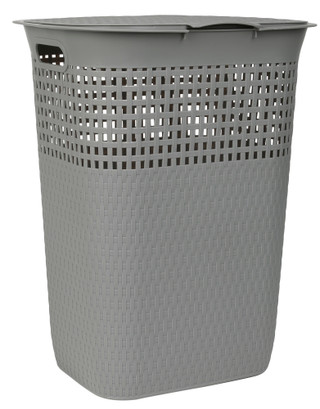 Thumbnail 1: Boston Warehouse 60 L Cross Hatch Laundry Hamper  