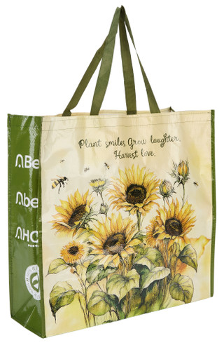 Thumbnail 2: Sunflower Print Reusable Tote Bag 