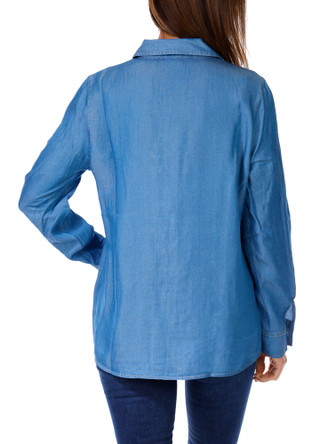 Thumbnail 2: ZAC AND RACHEL Women's Long Sleeve Chambray Top 