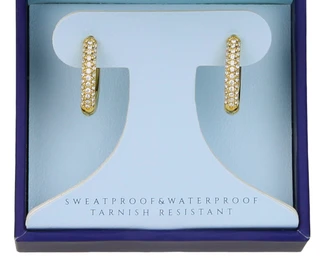 Thumbnail 1: AQUAMIR Studded Huggie Hoop Earrings  