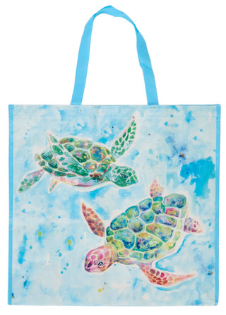 Thumbnail 1: PD HOME Coastal Print Reusable Bag  