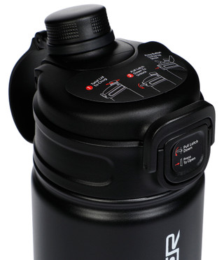 Thumbnail 3: Quiksilver 24 oz Triple Insulated Stainless Steel Water Bottle  