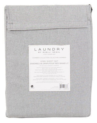 Thumbnail 2: LAUNDRY BY SHELLI SEGAL 4 Pc Brushed King Sheet Set 
