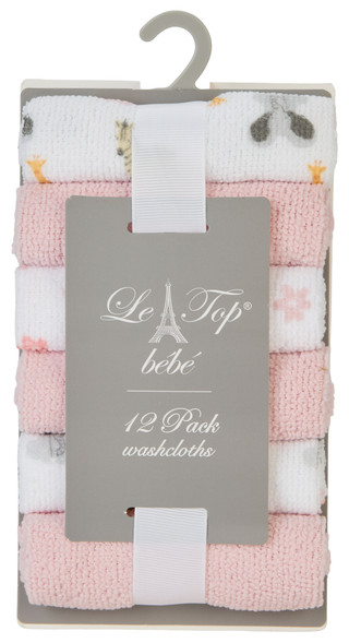 Thumbnail 1: Le Top 12 Pk Baby Washcloths  
