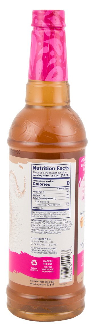 Thumbnail 4: Jordan's Skinny Mixes 25 oz Ice Cinnamon Roll Syrup 