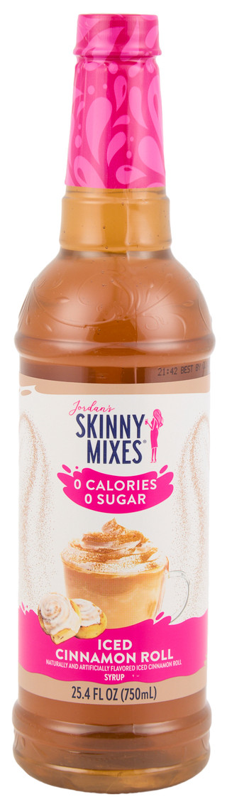 Thumbnail 2: Jordan's Skinny Mixes 25 oz Ice Cinnamon Roll Syrup 