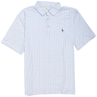 Thumbnail 2: Tailor Byrd Men's Printed Performance Polo 