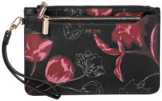Thumbnail 1: ANNE KLEIN Floral Wristlet w/ Insert 