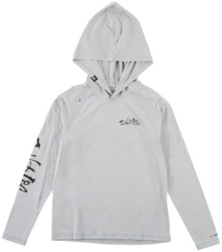 Thumbnail 1: Salt Life Big Boys Long Sleeve Performance Americana Hoodie Shirt 