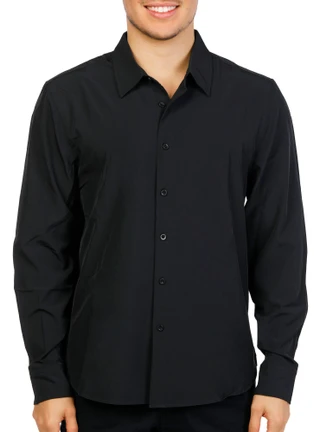 Thumbnail 1: Vince Camuto Men's Long Sleeve Button Down Shirt 