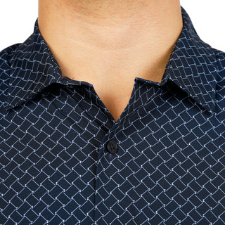 Thumbnail 3: Perry Ellis Men's Short Sleeve Button Down Printed Shirt 