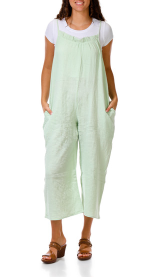 Thumbnail 1: DISCREET Juniors Sleeveless Wide Leg Jumpsuit 