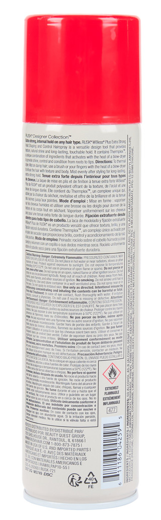 Thumbnail 2: Rusk W8less Plus Extra Strong Hold Hairspray - 10 oz 