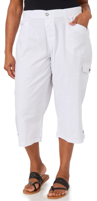 Thumbnail 1: Dash Plus Taylor Capri Pants w/ Elastic Waist 