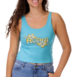 Thumbnail 1: Hurley Aloha Scoop Crop Tank 