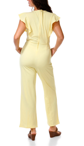 Thumbnail 3: Bebe Juniors Flutter Sleeve Core Jumpsuit 