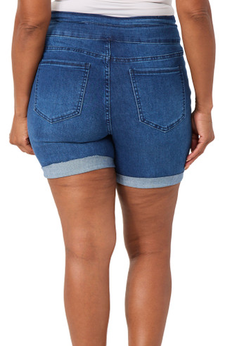 Thumbnail 2: Royalty Plus Three Button Cuffed Denim Shorts 
