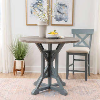 Thumbnail 2: Linon Linon Belsey Round Counter Table  