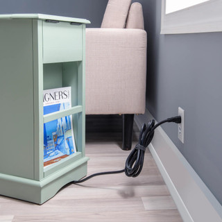 Thumbnail 5: Linon Linon Barron Accent Table with USB 