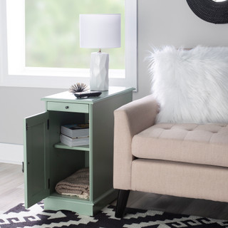 Thumbnail 6: Linon Linon Barron Accent Table with USB 