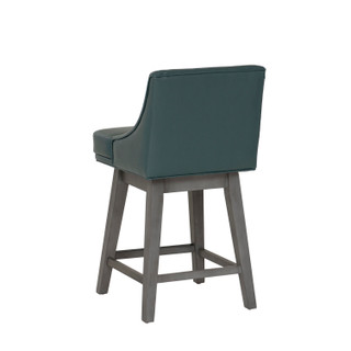 Thumbnail 9: Linon Linon Bastille 26 in. Upholstered Wood Counter Stool  