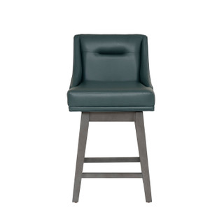 Thumbnail 10: Linon Linon Bastille 26 in. Upholstered Wood Counter Stool  