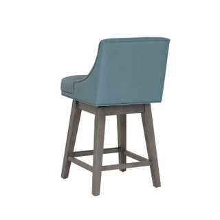 Thumbnail 3: Linon Linon Bastille 26 in. Upholstered Wood Counter Stool  