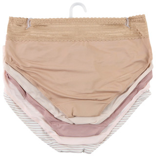 Thumbnail 2: Warner's Women's 5 Pk Micro Lace Hipster Panties 