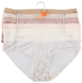 Thumbnail 1: Warner's Women's 5 Pk Micro Lace Hipster Panties 