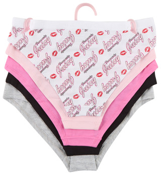 Thumbnail 2: Juicy Couture Women's 5 Pk Cotton Logo Bikini Panties 