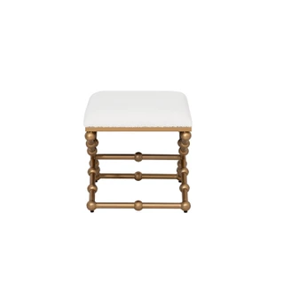 Thumbnail 5: Linon Linon Ashburn Campaign Sphere Stool  