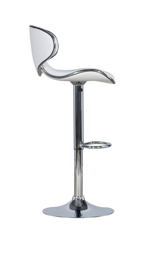 Thumbnail 5: Linon Linon Beldon White Abs Barstool 