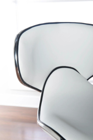 Thumbnail 7: Linon Linon Beldon White Abs Barstool 