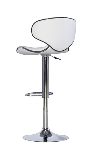 Thumbnail 8: Linon Linon Beldon White Abs Barstool 