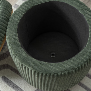 Thumbnail 5: Linon Linon Blanche Storage Ottoman Corduroy  