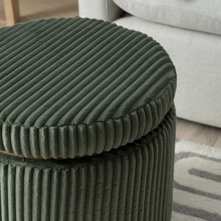 Thumbnail 11: Linon Linon Blanche Storage Ottoman Corduroy  