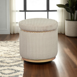 Thumbnail 3: Linon Linon Blanche Storage Ottoman Corduroy  