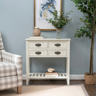 Thumbnail 4: Linon Linon Brimley Beadboard Console  