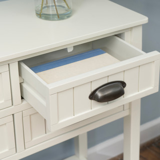 Thumbnail 9: Linon Linon Brimley Beadboard Console  