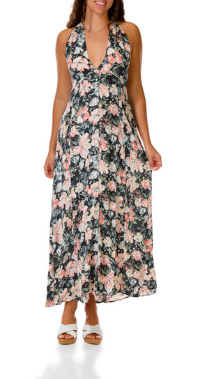 Thumbnail 1: O'Neill Juniors Jemma Floral Maxi Dress 
