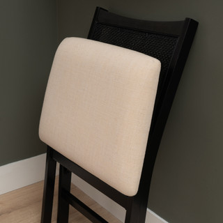 Thumbnail 5: Linon Linon Bauer Cane Folding Chair 