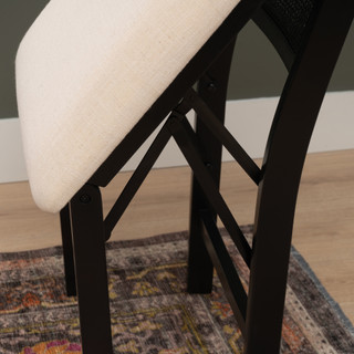 Thumbnail 8: Linon Linon Bauer Cane Folding Chair 