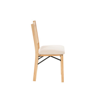 Thumbnail 6: Linon Linon Bauer Cane Folding Chair 