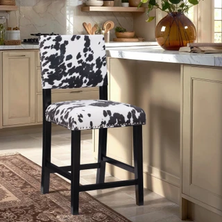 Thumbnail 5: Linon Linon Corey Counter Stool Udder Madness Counter Stool 