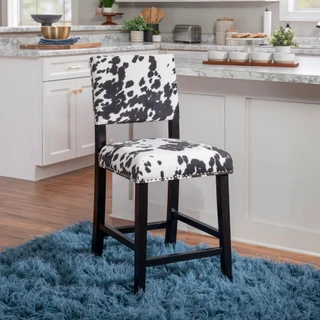 Thumbnail 9: Linon Linon Corey Counter Stool Udder Madness Counter Stool 