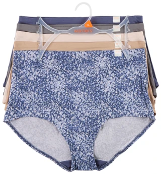 Thumbnail 1: Warner's Women's 5 Pk Cotton Tailored Brief Panties 