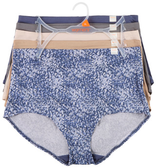 Thumbnail 1: Warner's Women's 5 Pk Cotton Tailored Brief Panties 