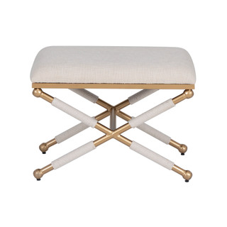 Thumbnail 2: Linon Linon Asburn Campaign Accent Stool  