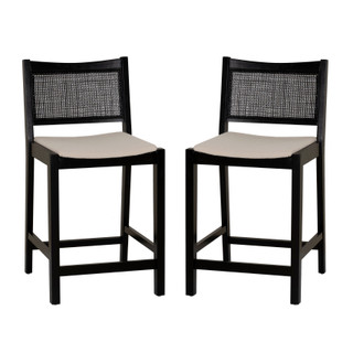 Thumbnail 1: Linon Linon Bauer 2 Pc. Cane Counter Stool Set  