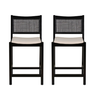 Thumbnail 8: Linon Linon Bauer 2 Pc. Cane Counter Stool Set  